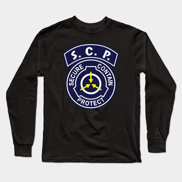 SCP STARS style w/Tab Long Sleeve T-Shirt by CCDesign